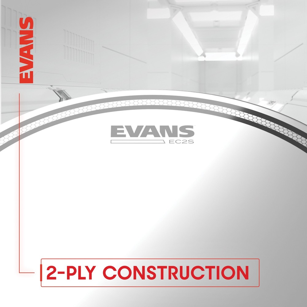 EVANS EC2 Coated Drum Head, 10 Inch