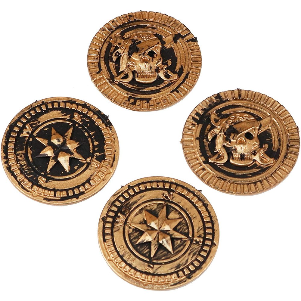 St. Patrick's Plastic Pirate Coins Educational & Classroom Learning Activities