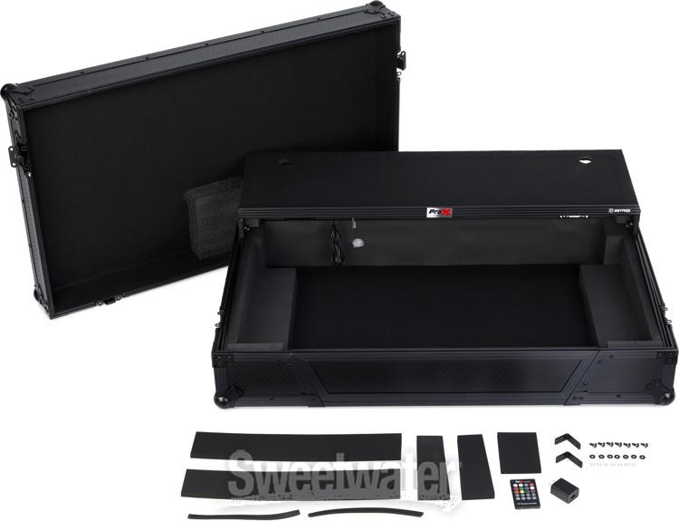 ProX Flight Case for AlphaTheta XDJ-AZ DJ System - Black with LEDs