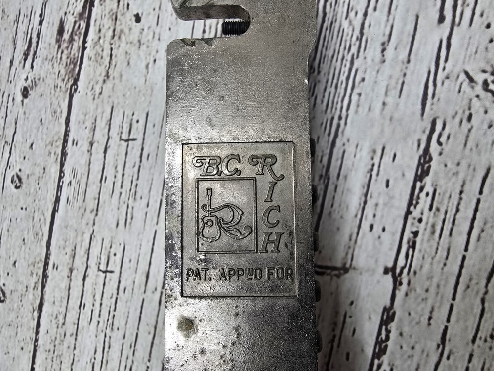 1970's Vintage BC Rich Tailpiece Chrome !! Missing One Saddle
