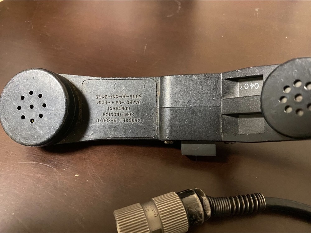 Used Sonetronics Radio Handset H-250/U