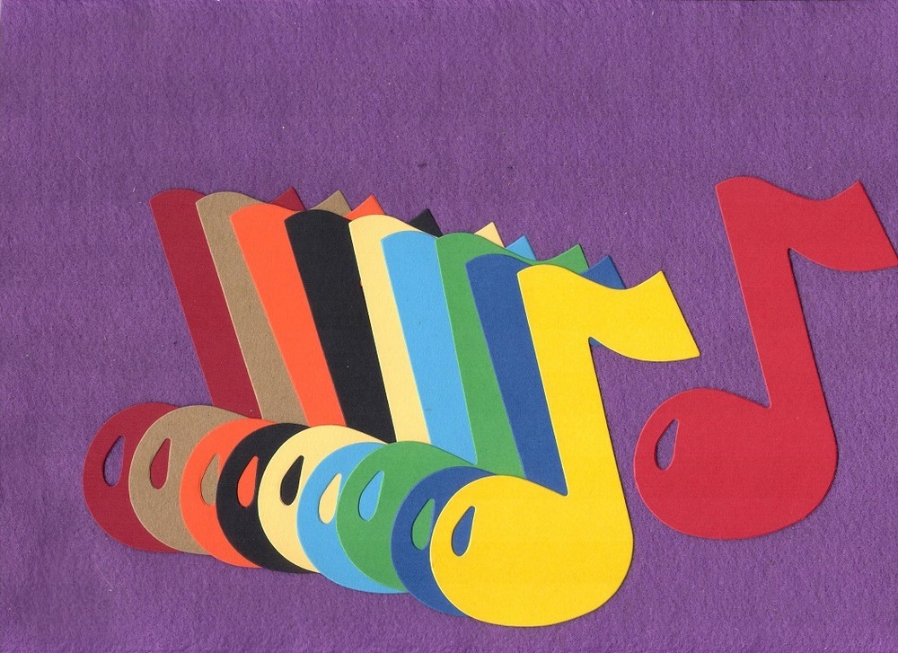 MUSIC NOTE large die cuts