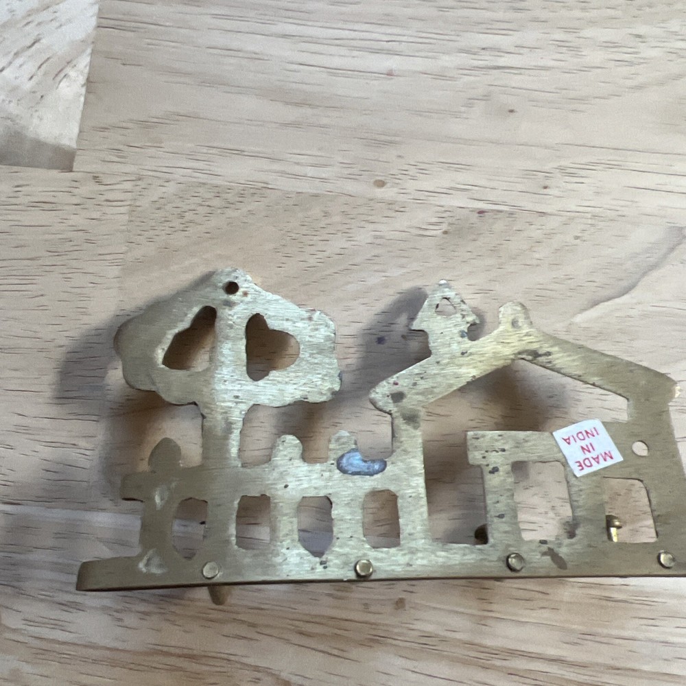 Vintage Brass Key Hook House Tree India