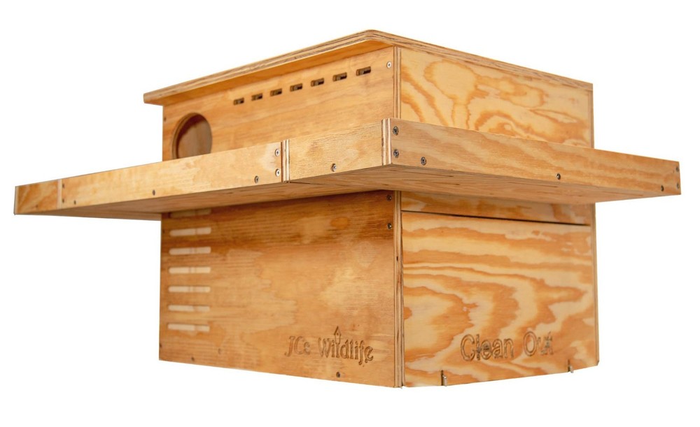 JCS Wildlife 3 Sided Platform Barn Owl Nesting Box
