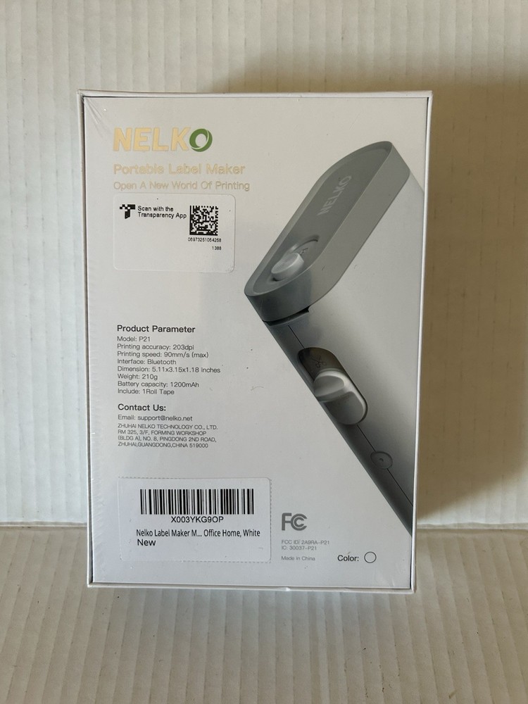 Nelko Portable Label Printer, NEW. Sealed.
