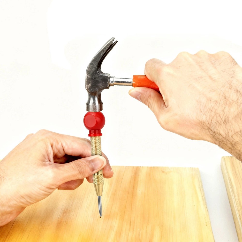 3 Piece Automatic Center Punch One Hand Action for Workshop Use DIY Projects