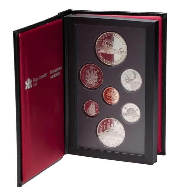 1986 Canada Proof Double Dollar Set