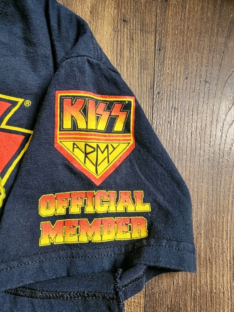 Mens S Kiss Army Official Member T Shirt Band Tee