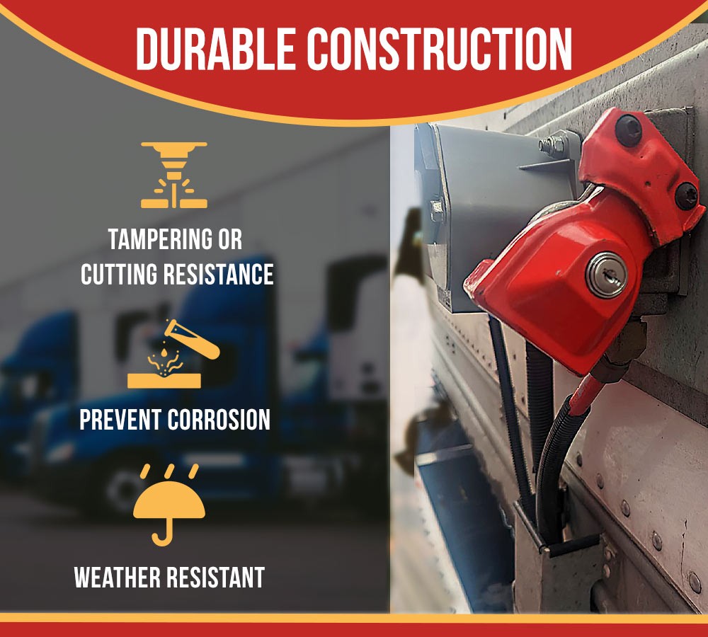 10Pk Heavy Duty Iron Air Brake Gladhand Lock w/ Keyed Alike for Semi Trailer