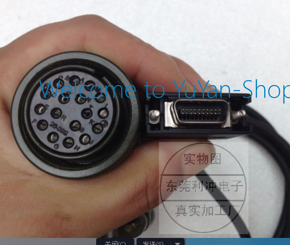 1PC fits for ASD-A2 Series encoder cable 5M ASD-A2EN1005