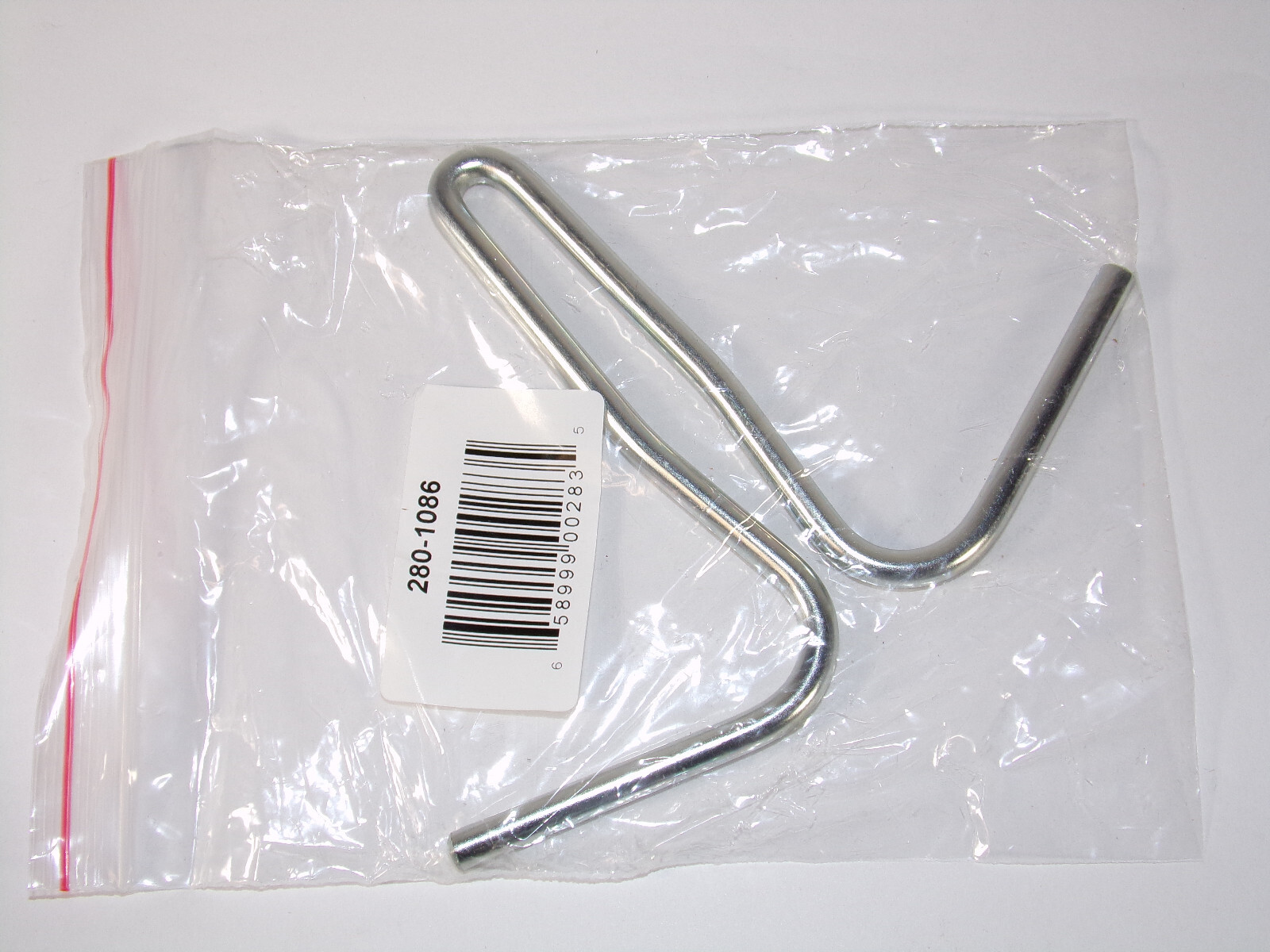 AllPoints 280-1086 Double Pot Rack Hooks, Zinc-Plated Steel (Set of 5)