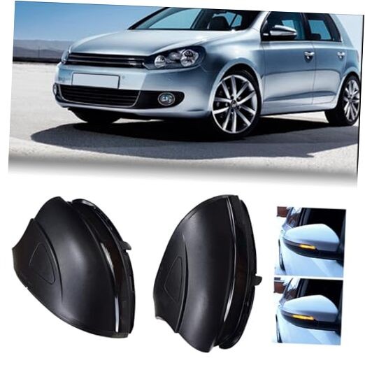 Sequential LED Turn Signal Side Mirror Indicator Light Compatible with VW GOLF