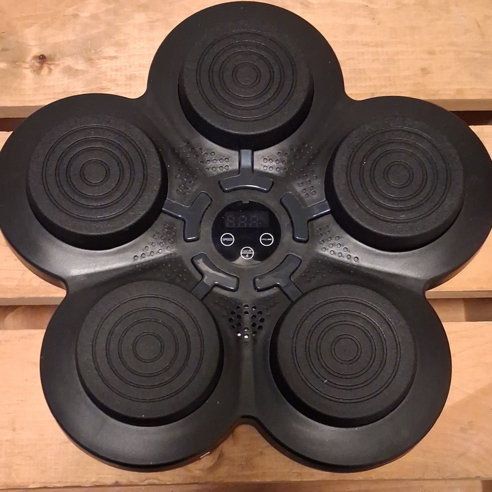5-Pad Electronic Drum Pad with LED Display, Adjustable Speed & Volume, Digital