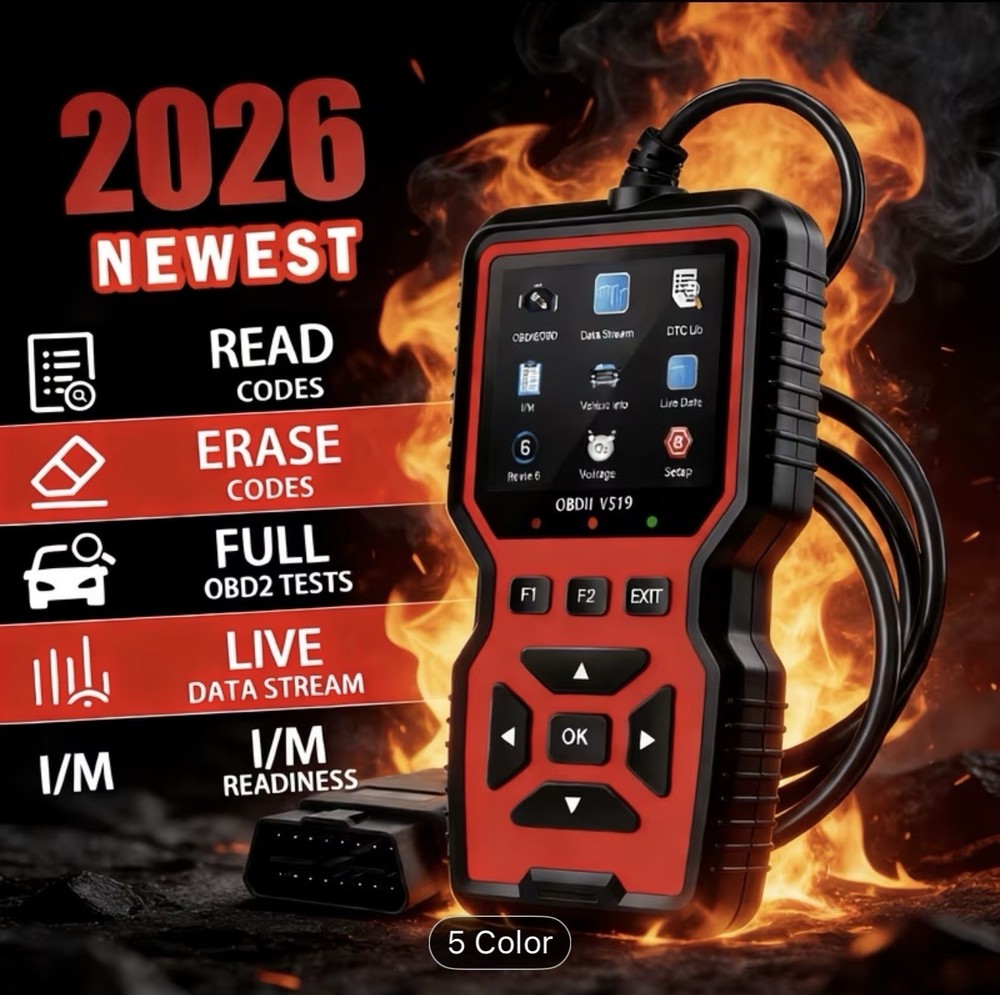 NEW Upgraded OBD2 Scanner Code Reader Car Check Engine Fault Diagnostic Tool