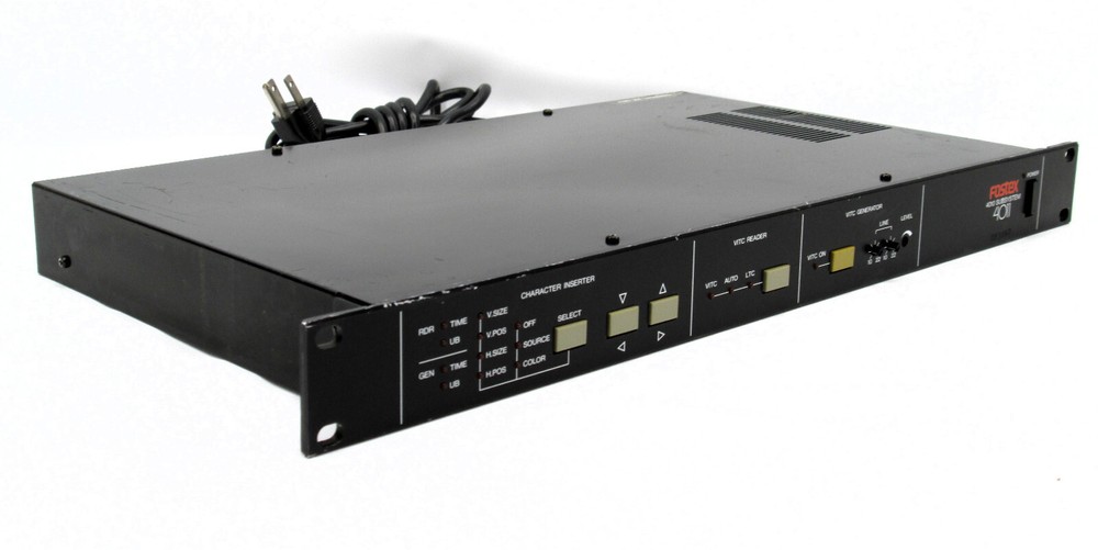 Fostex 4011 Subsystem 4010 Sub System Time Code Generator / Reader