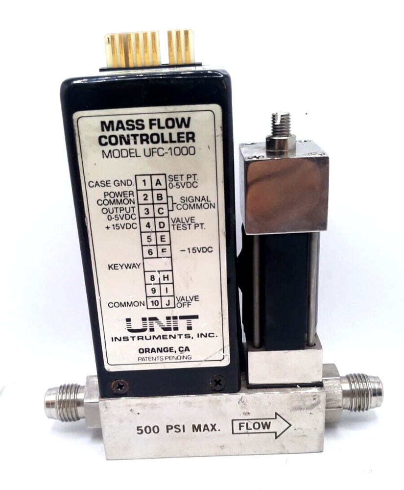 Unit UFC-1000 Mass Flow Controller Range  500 SCCM Gas O2