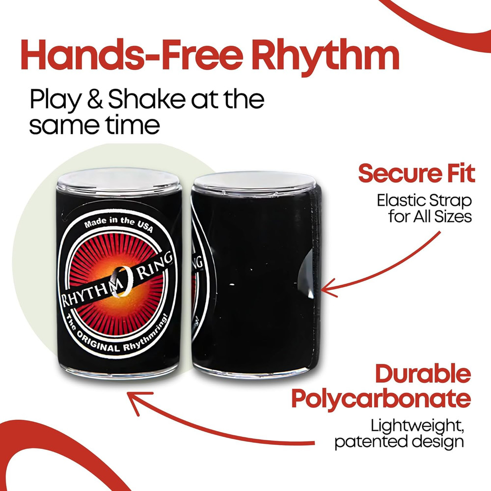 Rhythm Ring Shaker Compact Musical Instruments and Accessories - Percussion Inst