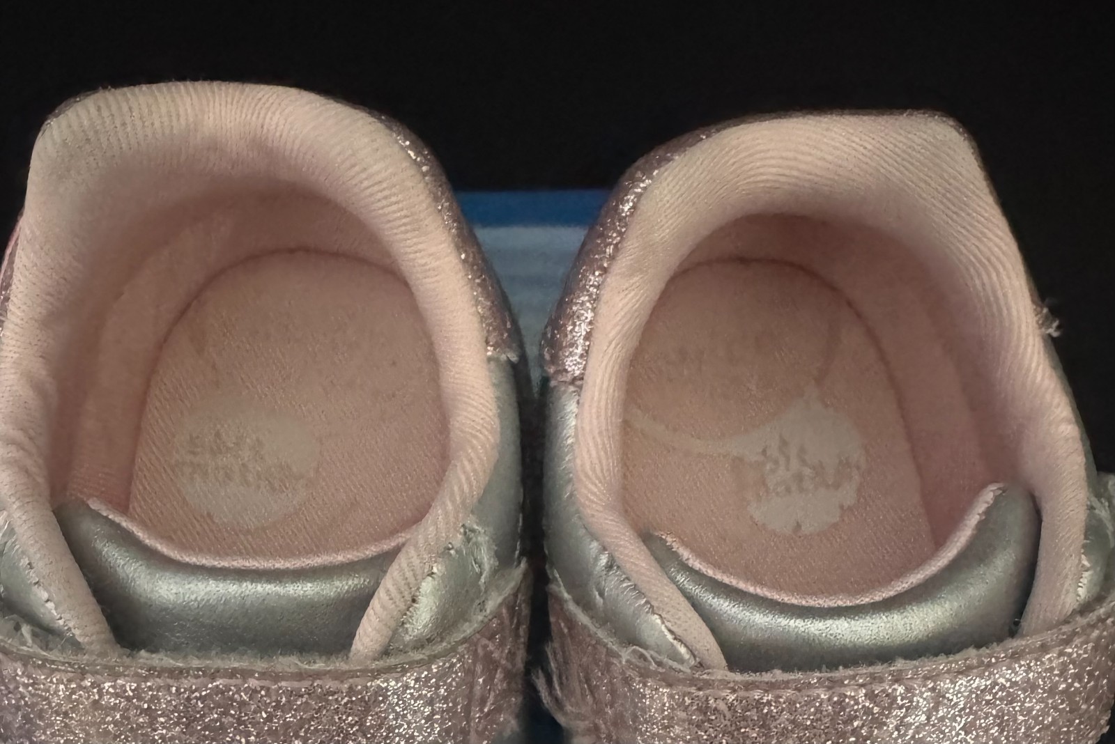 STRIDE RITE SM-Kennedy BG018003 Silver Pink Sparkle Sneakers Shoes Sz 6M Toddler