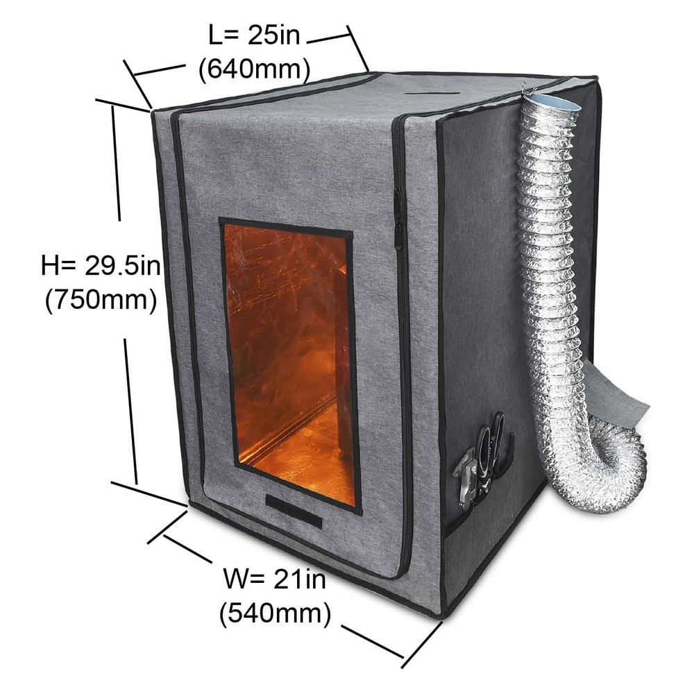 Multifunctional 3D Printer Enclosure w/Adjustable Ventilation Kit Eliminate...