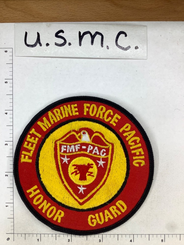 USMC FLEET MARINE FORCE PACIFIC HONOR GUARD FMF-PAC PATCH