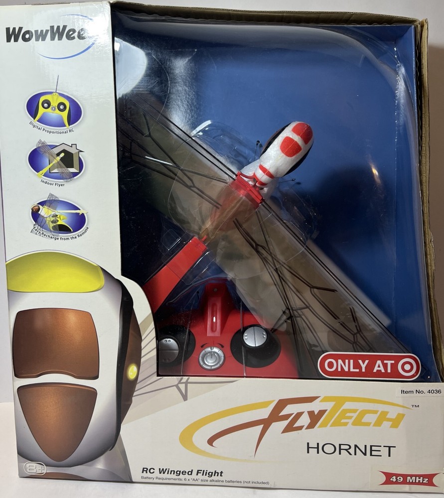 Wowwee Flytech Robotic Hornet Remote Control Insect Drone RC Fly 2007