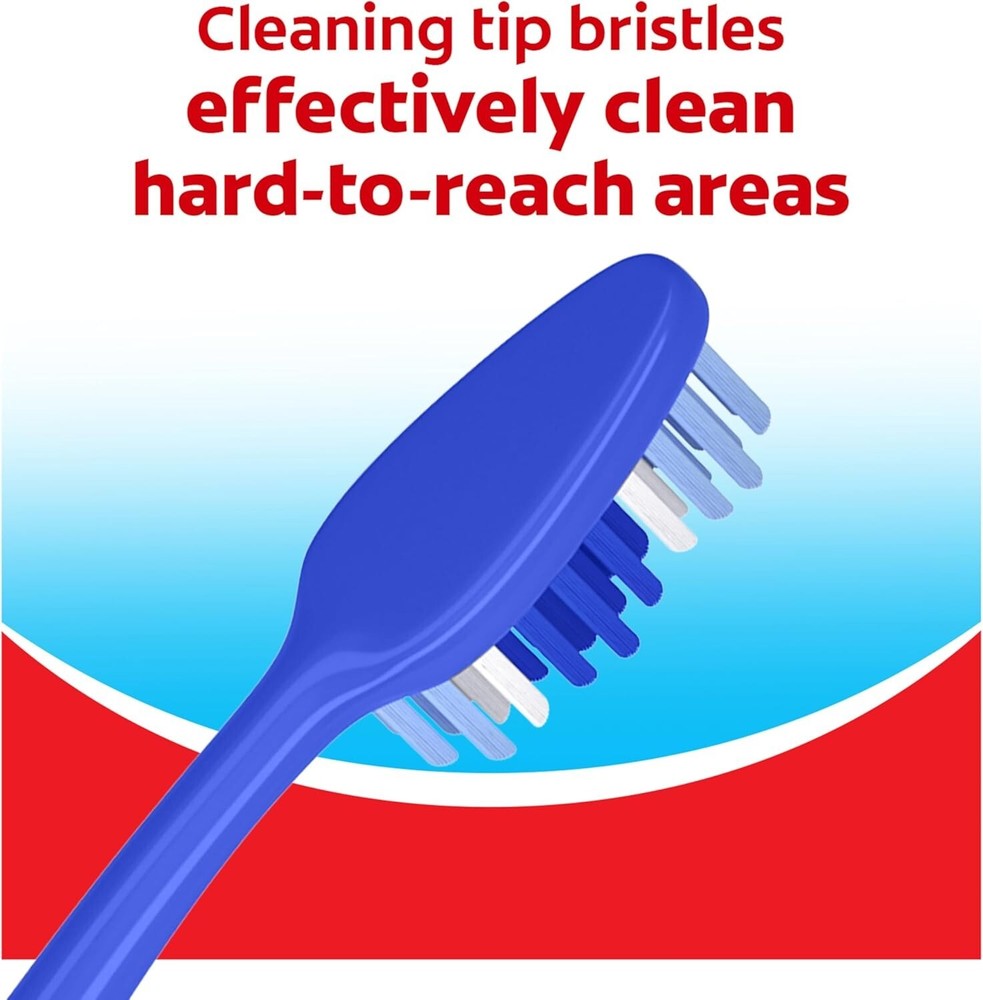 Colgate Extra Clean Toothbrush, Medium Bulk Toothbrush Pack of 6