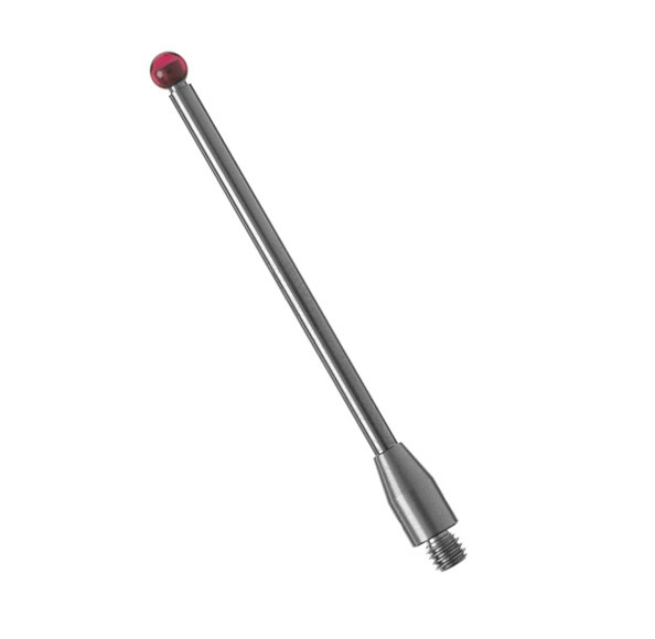A-5003-0058 CMM Touch Probe M3 Thread Probe Stylus 3mm Ruby Ball Tips 40mm Long
