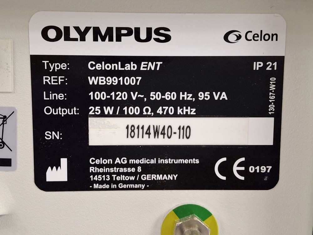 Olympus CelonLab ENT Electrosurgical Unit