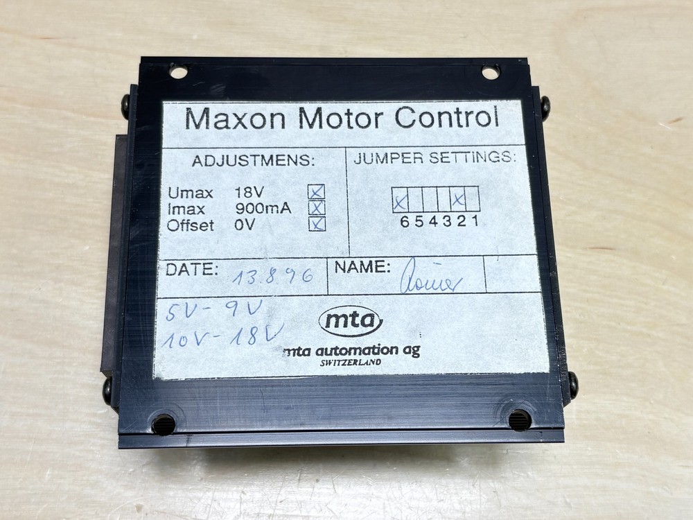 Maxon MMC-QR030024-02LD00A Motor Control mmc-Linear Servo