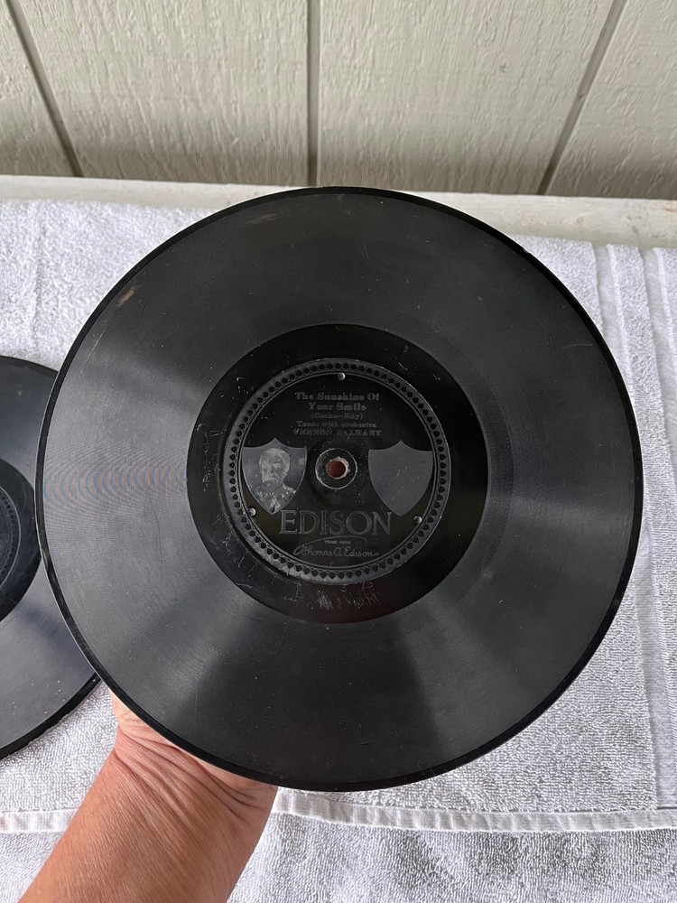 Edison Diamond Disc Records Pair