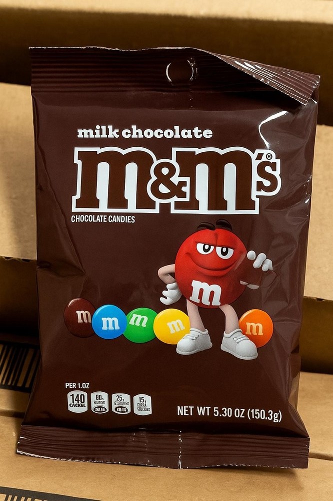 M&M's milk chocolate Peg Pack - 5.3 oz-4 pack