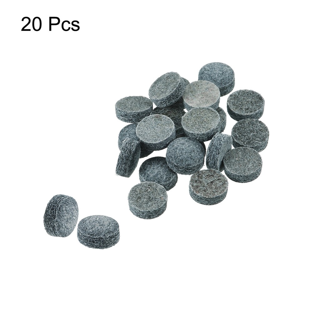 9mm Billiard Slide Stick Tips, 20pcs Replacement Tips, Grey