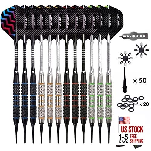 Darts Plastic Tip - Professional Soft Tip Darts Set for Electronic New