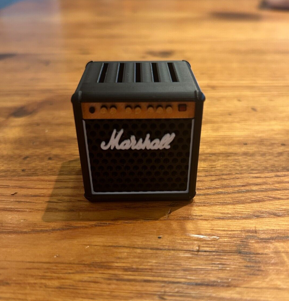 Mini Guitar Amp Pick Holder, Plectrum Display, Marshall, Gibson, Orange, Yamaha