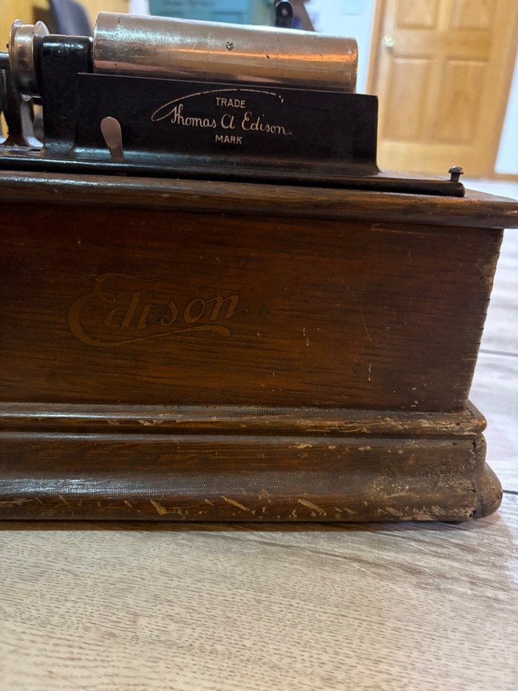 edison standard model d phonograph GOOD MOTOR AND UPPER