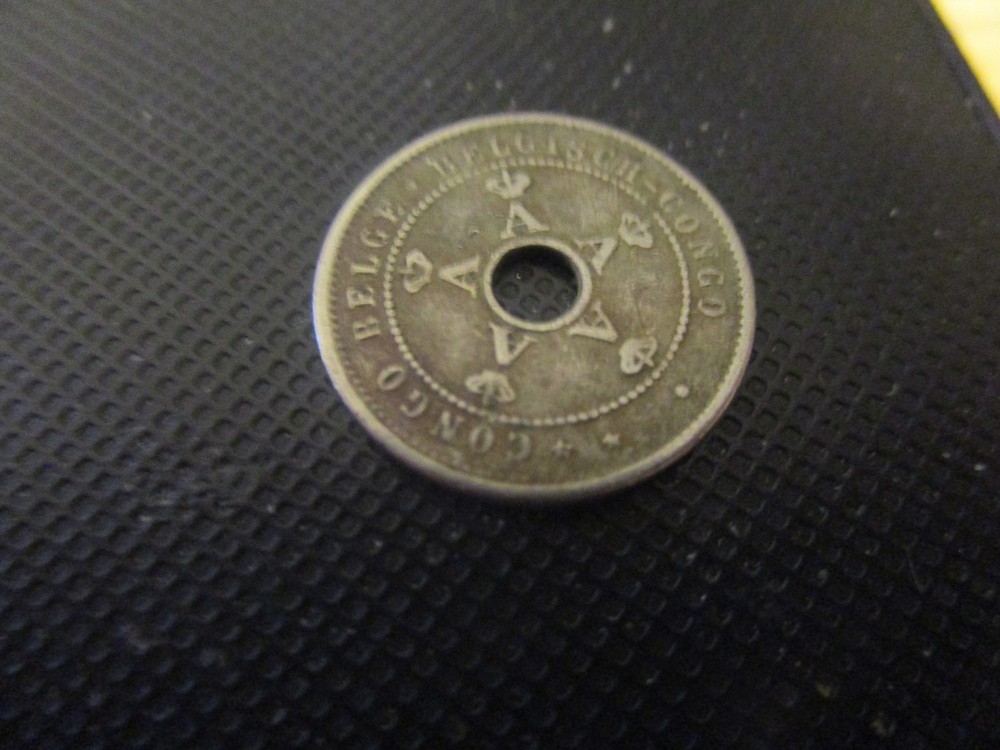 1910 Belgian Congo 5 Centimes
