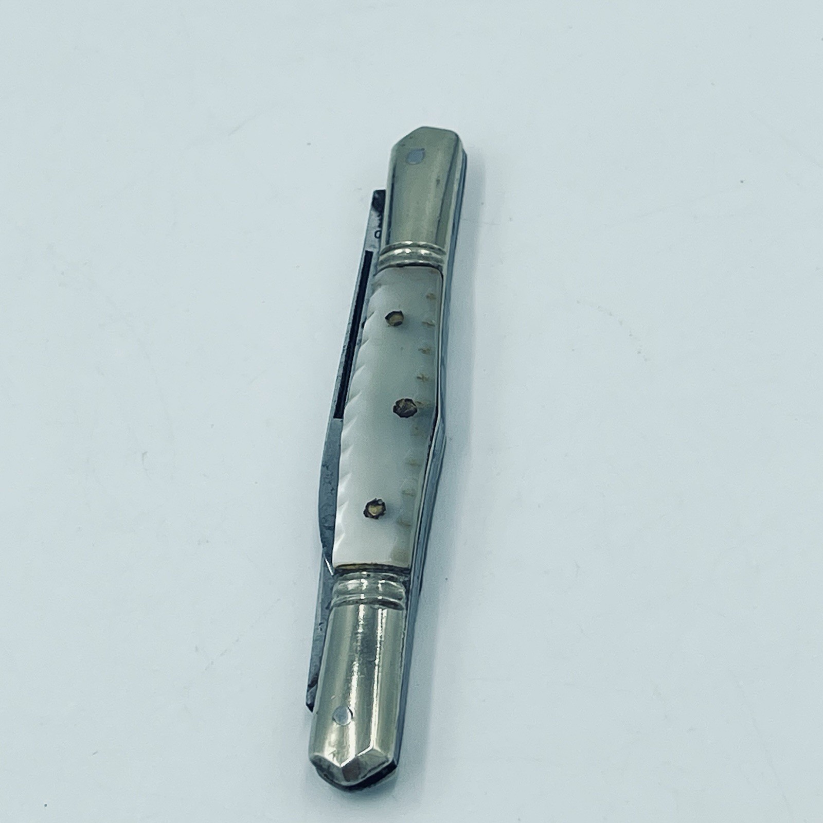 Vintage United Cut Co Germany Carved Pearl Pen Pocket Knife