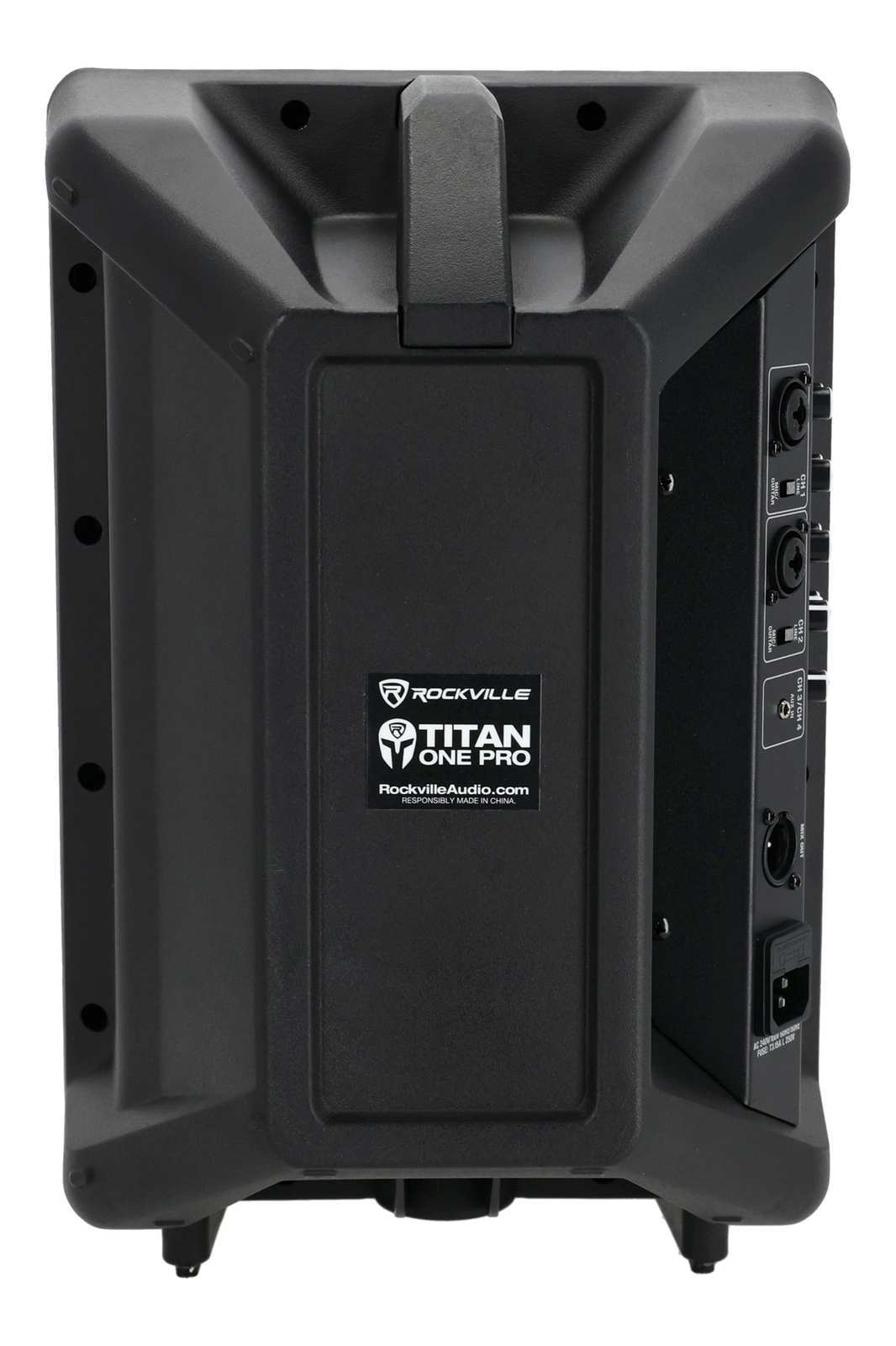 Rockville TITAN ONE PRO Battery Powered Live Performance 8" PA Speaker System