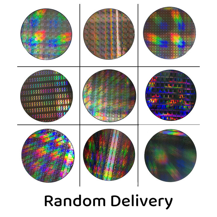 6/8/12in Silicon Wafer CPU Chip Semiconductor Lithography Circuit Bracket Random