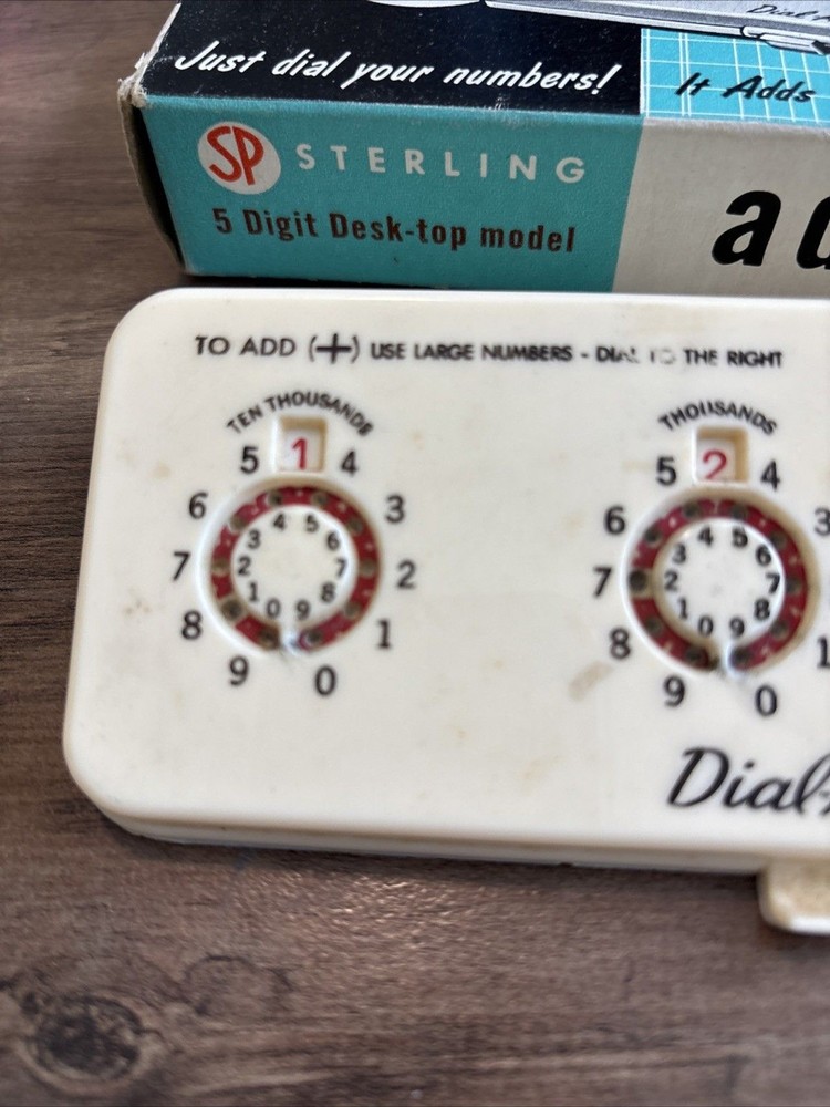 VTG Sterling Dial-A-Matic “add- It” Mechanical Adding Machine #567 Missing Pick