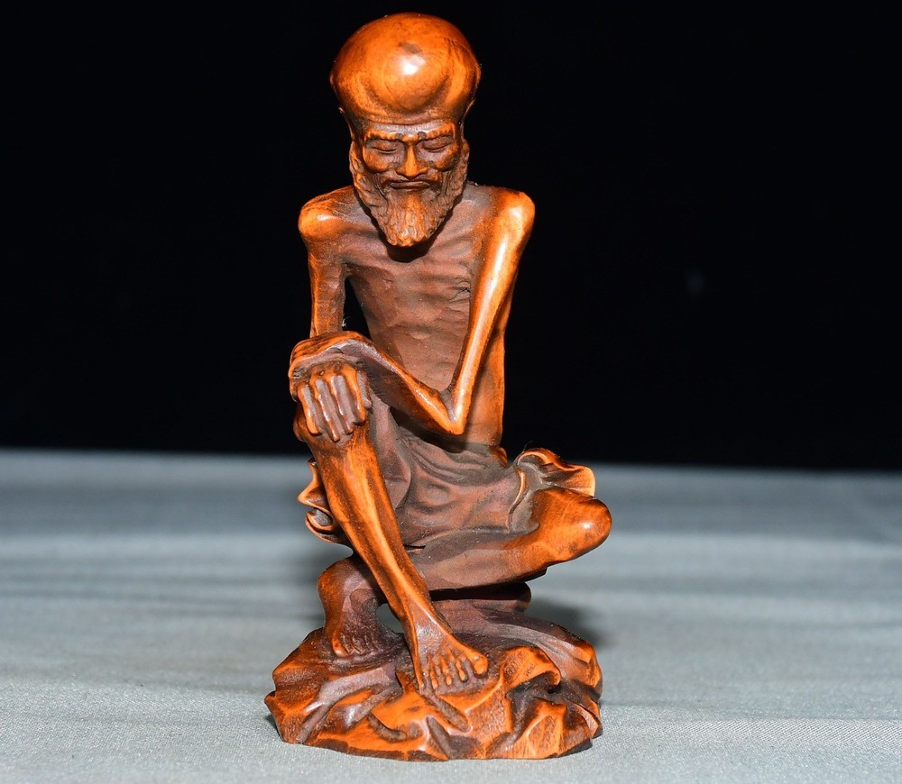 Boutique small leaved boxwood thin bone Arhat decorations