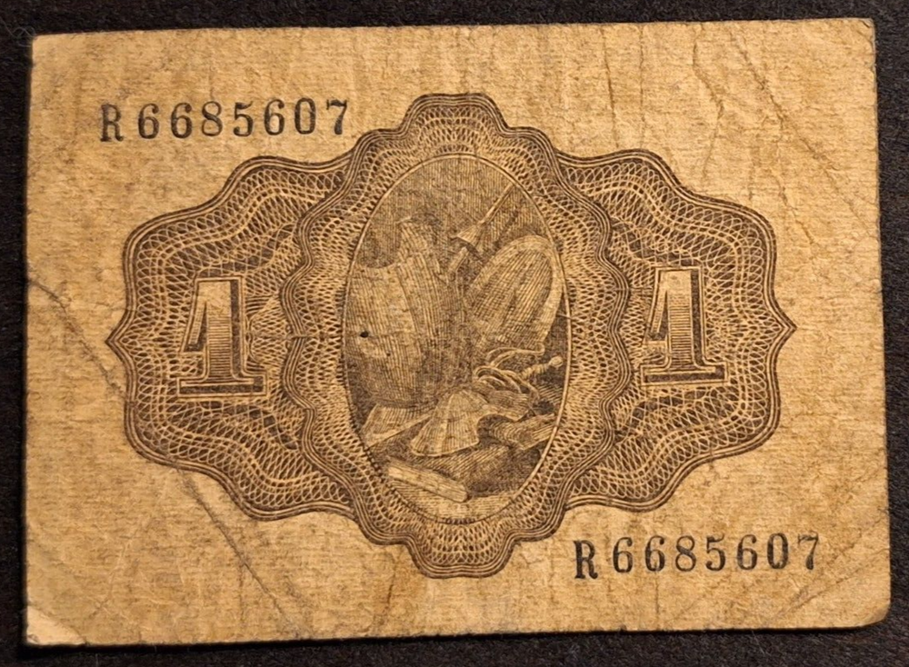 ESPAGNE 1 PESETA BANKNOTE 1951 SPAIN