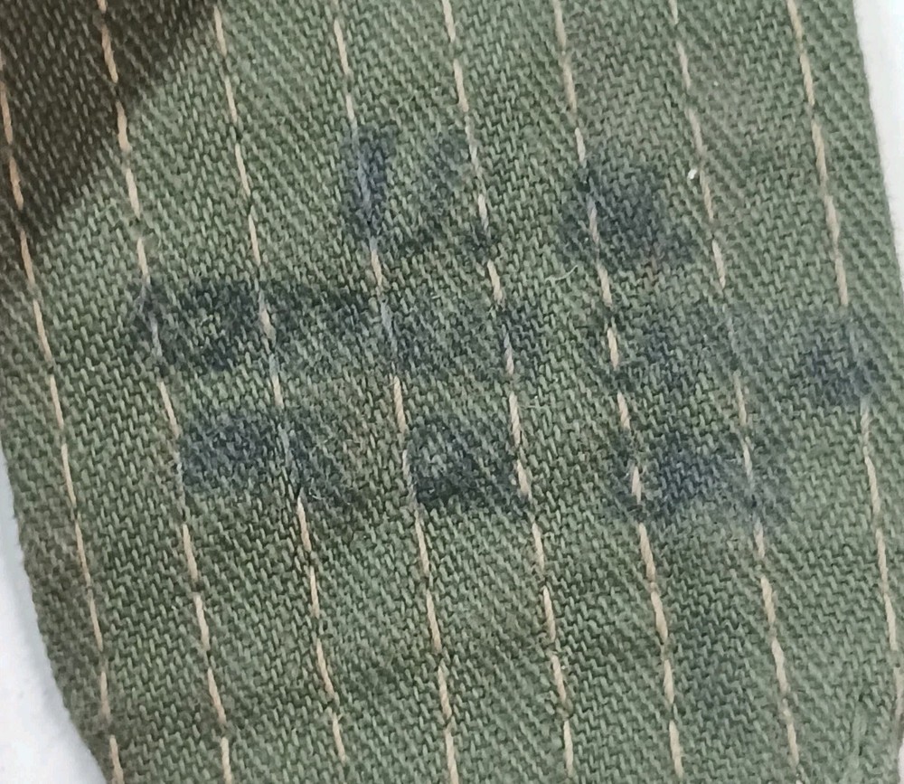 Rare WW2 US Ackerman Canvas Canvas Heavy Duty Stitched GP Strap 1945 Dated