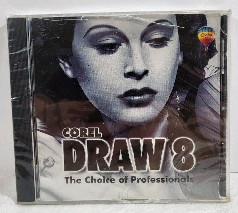 Corel Draw 8 CorelDraw 3 Disc Set 25ENG80 PC CD-ROM Software Windows Sealed