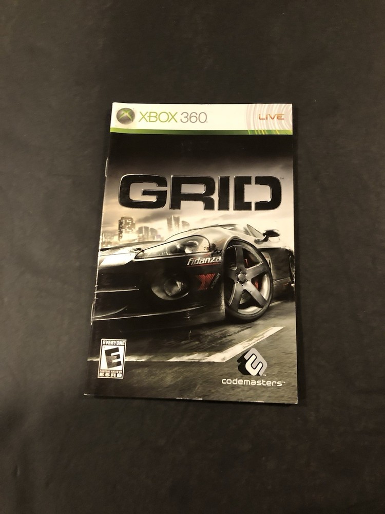 grid xbox 360 Manual only