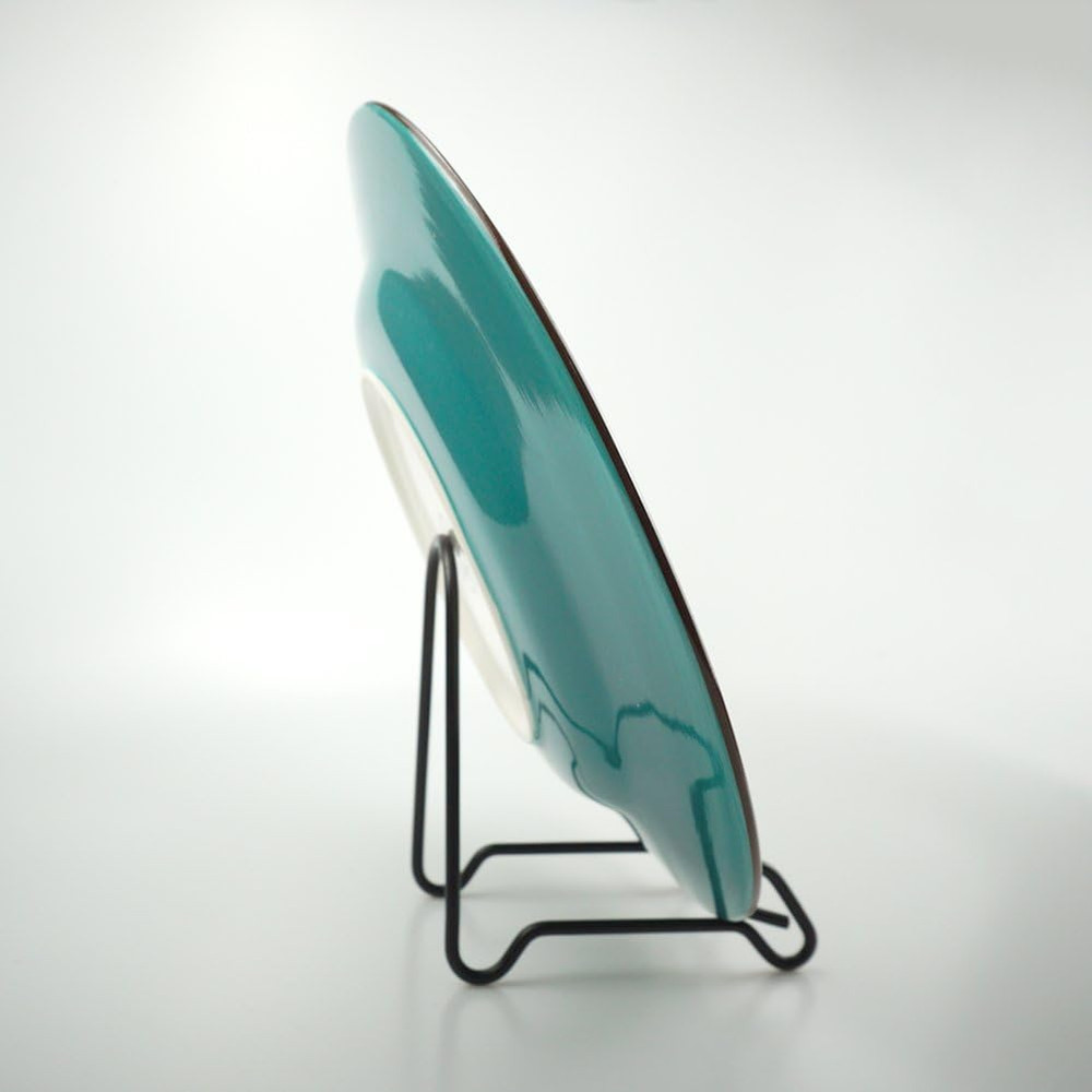 2 Pack Display Stand Easel Iron Bowl Stands for Display Medium Deep B