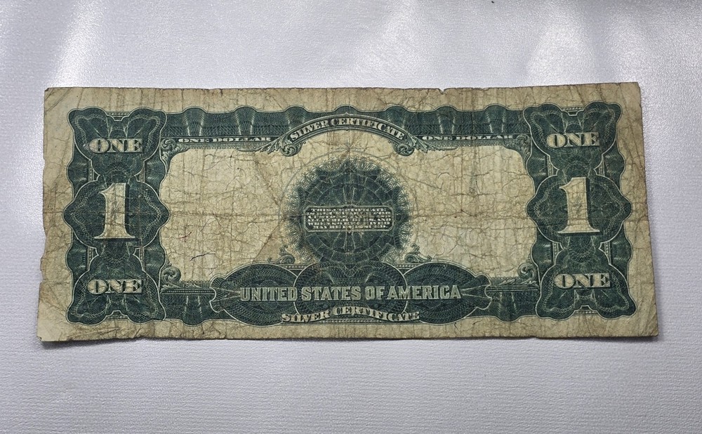1899 $1 One Dollar Large Note Silver Certificate Black Eagle 2-5-12