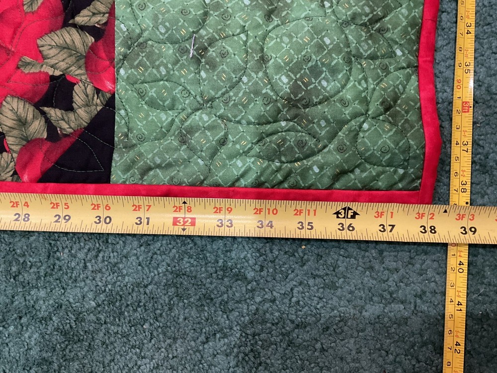 Wall quilt lap apples Pieced 38x38