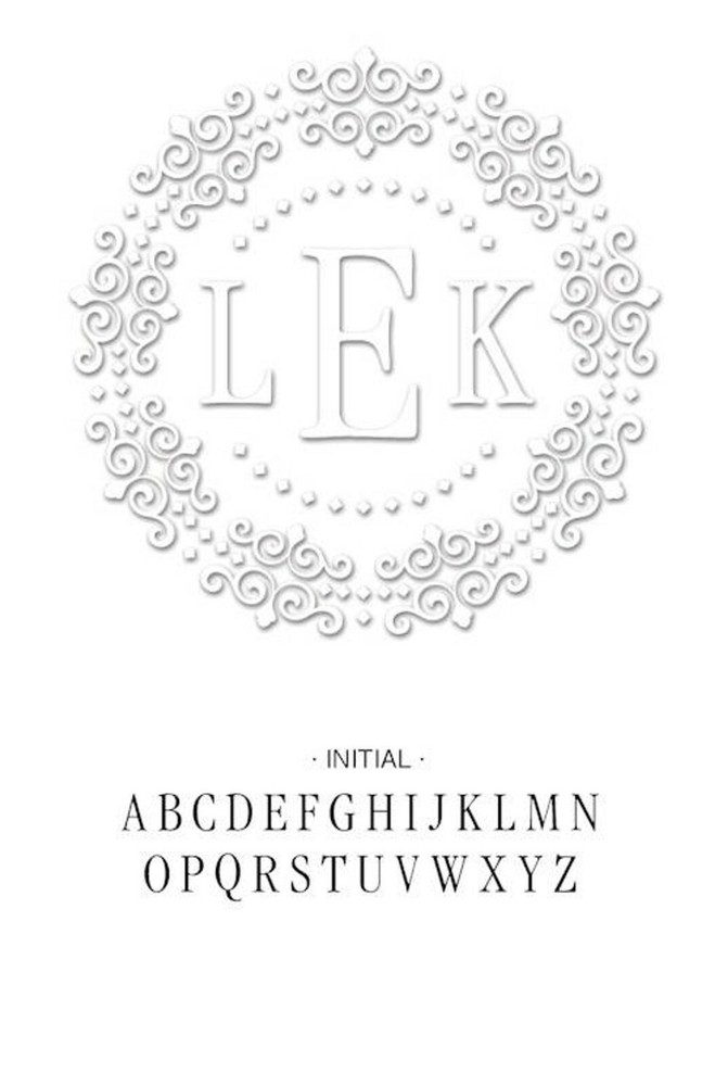 Custom Monogram Hand Held Embosser Custom Initial Hand Held Embosser Seal