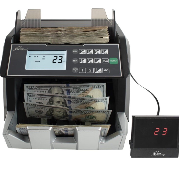 Royal Sovereign RBC-E105-ADBK Digital Bill Counter